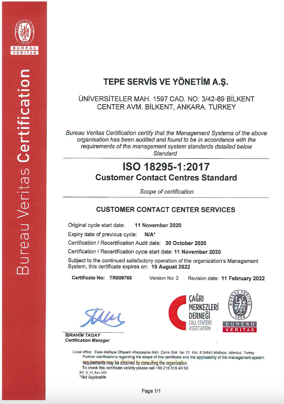 Tepe Servis - ISO 18295-1